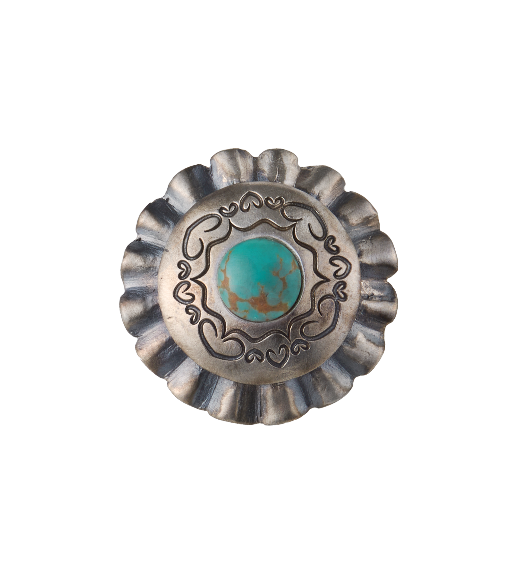 LOVE PATTERN TURQUOISE CONCHO